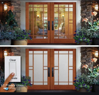 Przełączany odcień Smart PDLC Glass Film 12V Dostosowane do ściemniania dekoracyjne do samochodu