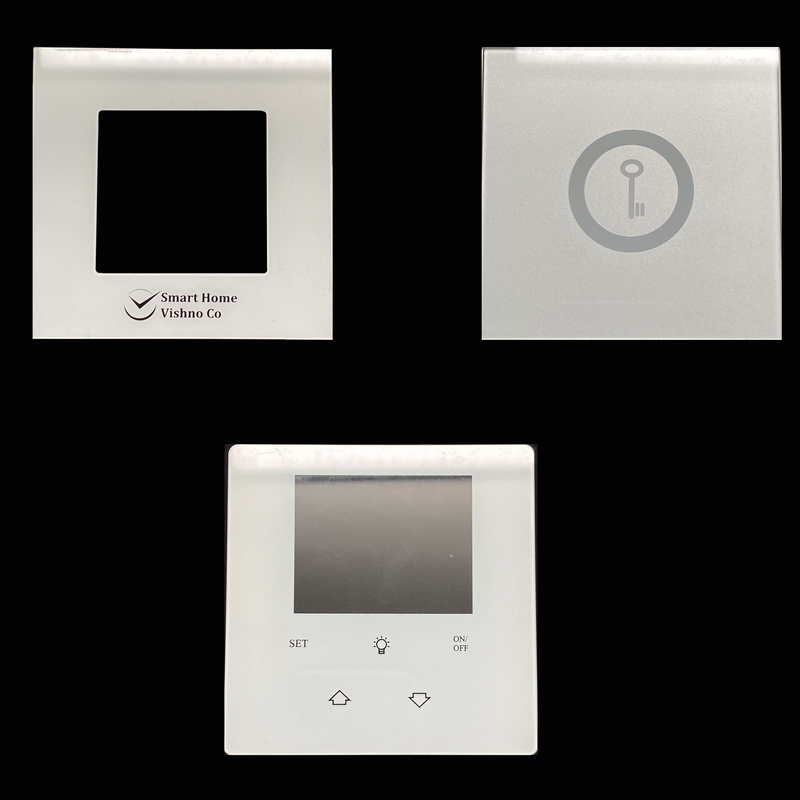 Niestandardowy drukowany panel szklany z sitodrukiem do drzwi systemu Windows 1830 x 2440 mm