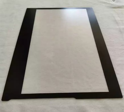 Ultra clear tempered glass, AR coating optical glass with white silk screen printing frame